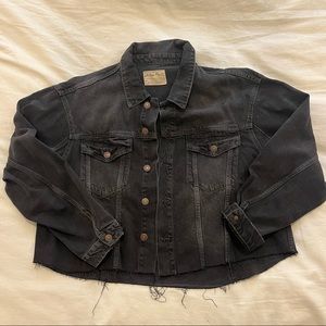 black denim jacket